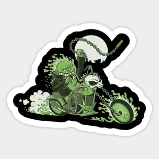 SLIMER RIDER Sticker